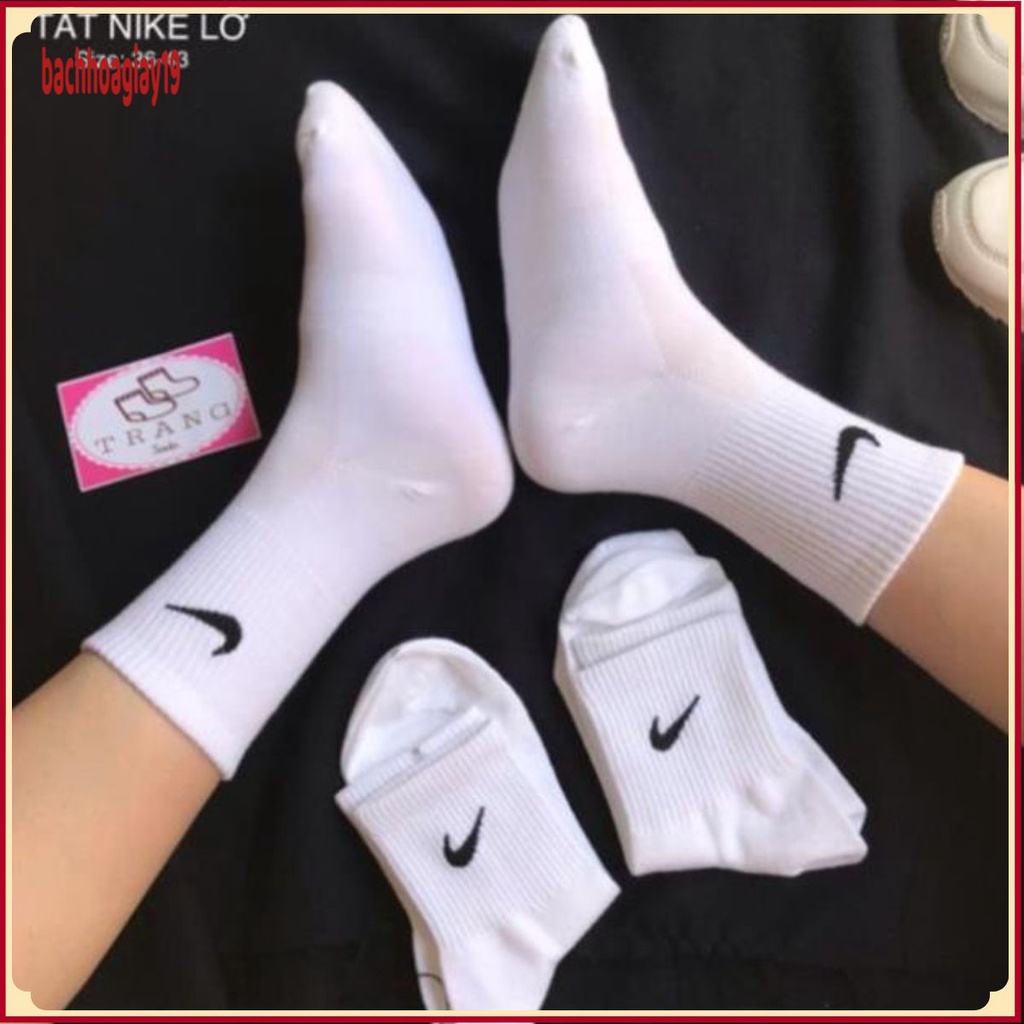 (bachhoa)Tất Thể Thao Cao Cổ nam nữ hàng chuẩn phối đồ dễ dàng với tất cả mẫu giày sneaker [TỔNG KHO]