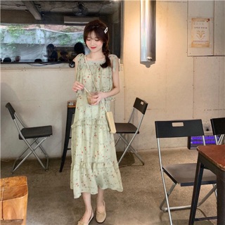 Đầm hai dây ullzzang