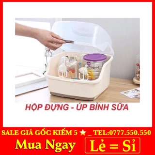 Hộp đựng úp bình sữa cao cấp
