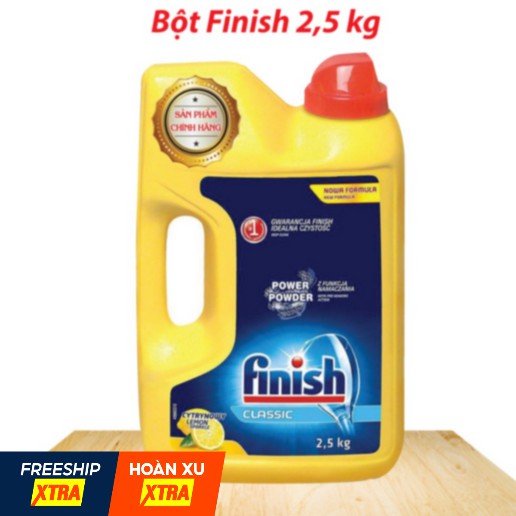 Hộp Bột rửa bát Finish Classic 2.5kg