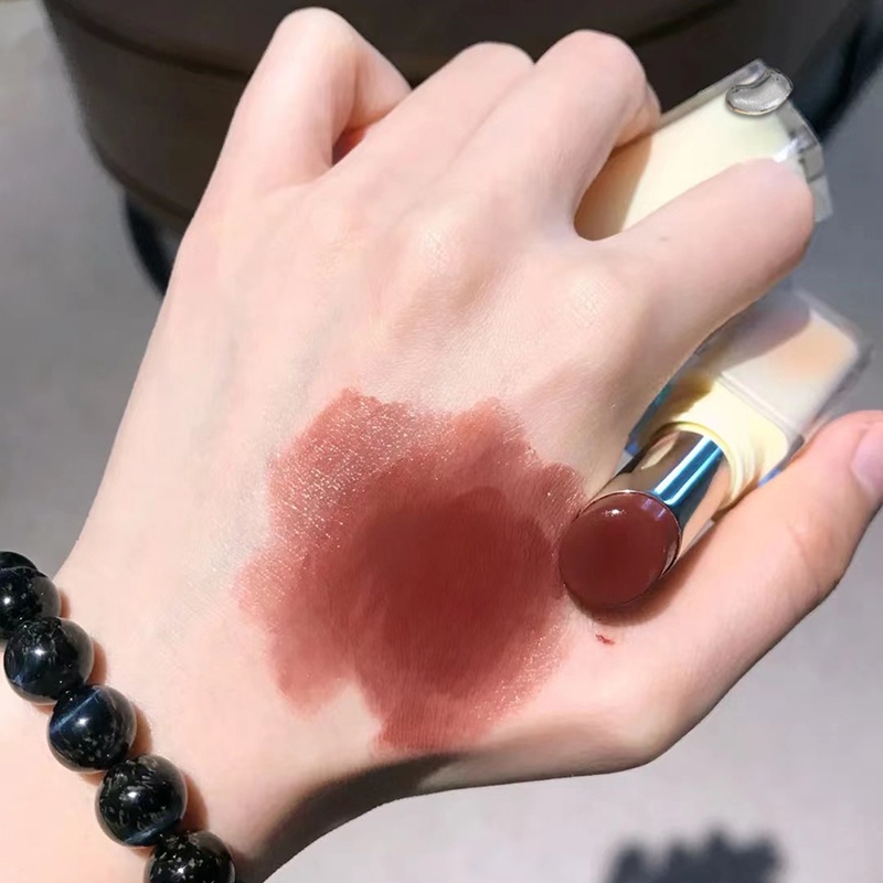 Son Môi KeKeMood Xia Chan Màu Trắng Trà Sữa Khói Có Độ Bóng Cao Cho Học Sinh