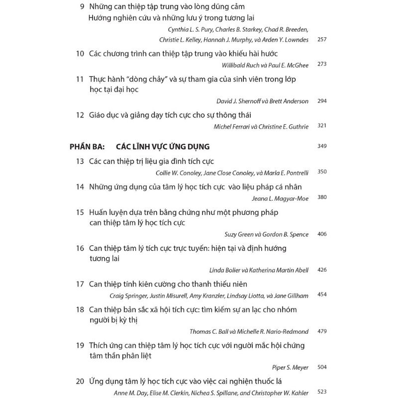 Sách - Tâm Lý Học Tích Cực - Acacia C. Parks và Stephen M. Schueller