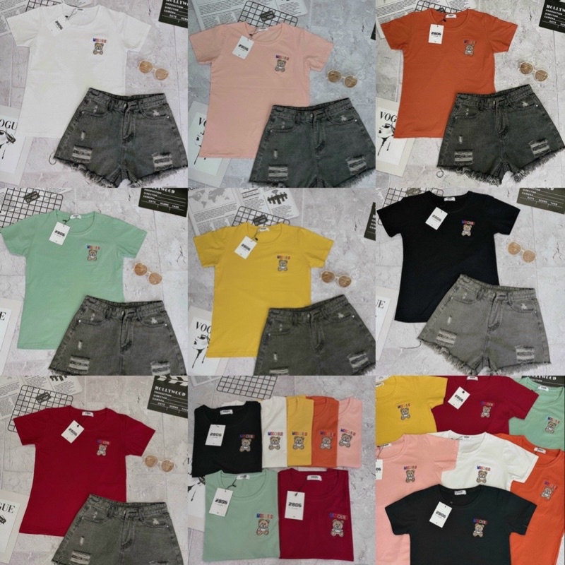 Áo thun thái cao cấp lẻ = sỉ hàng bán shop 40->60ki