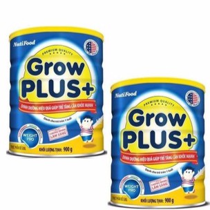 ( MẪU MỚI) 2 Sữa Grow Plus+ (xanh) 900g