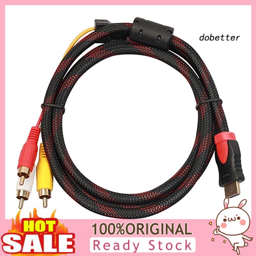 Đầu chuyển đổi 5ft hdmi sang rca video audio av ps3 xbox one wii sg