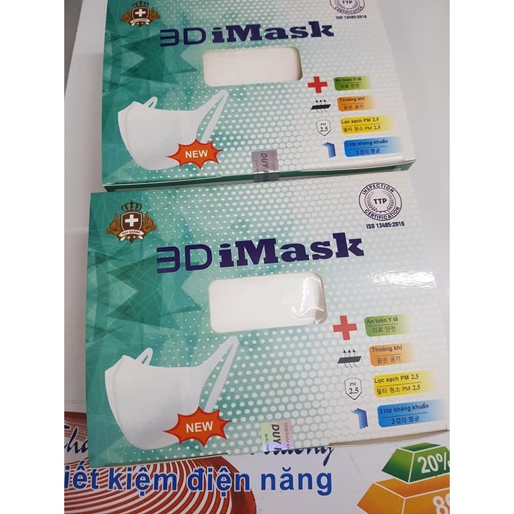 [GIÁ SỈ] Hộp 50 chiếc Khẩu trang 3D Mask Duy Khánh