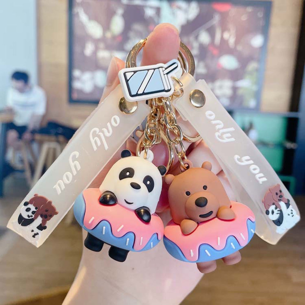 Móc Khóa Hình Gấu Hoạt Hình Dễ Thương Xinh Xắn