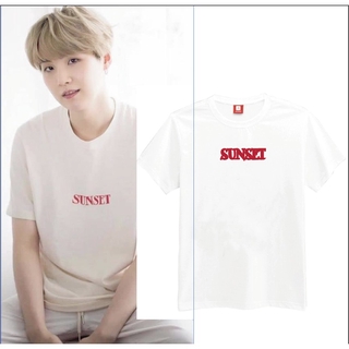 Áo thun Kpop giống BTS - SUGA - FG - Sunset