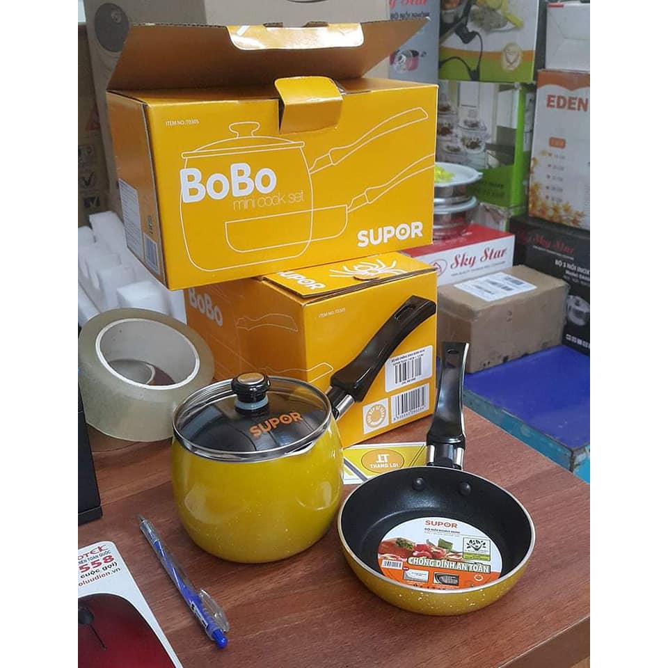 BỘ NỒI CHẢO NẤU BỘT SUPOR