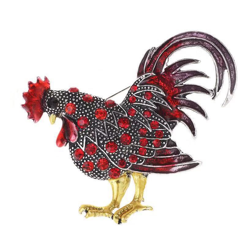 Ghim Cài Áo Kim Loại Hình Gà Con Nhiều Màu Sắc Dễ Thương