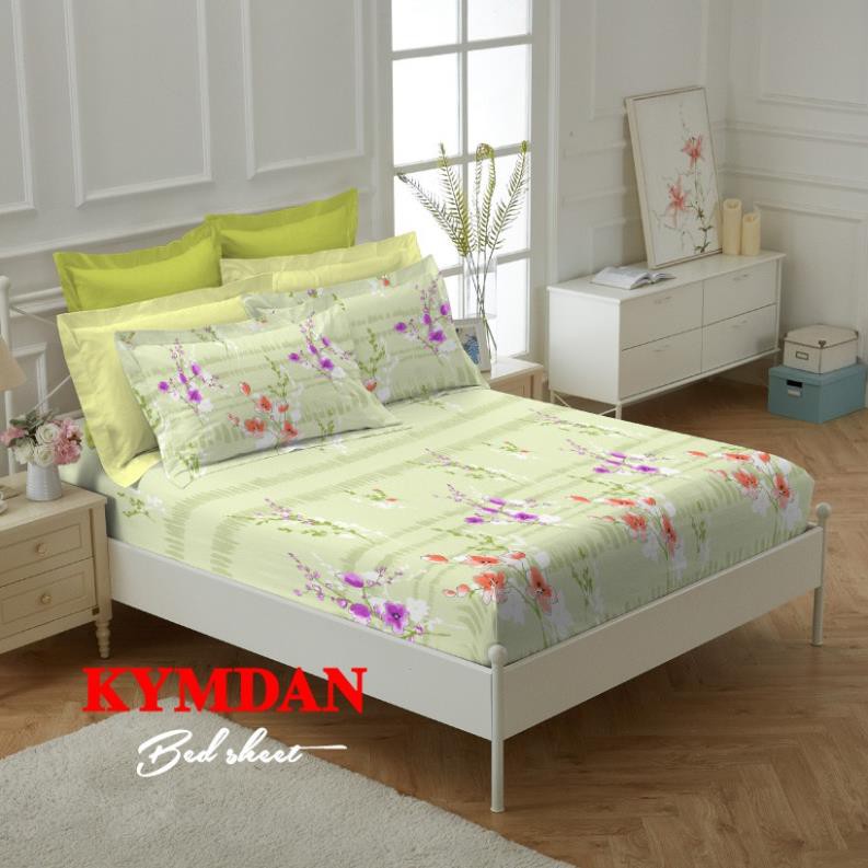 [CHÍNH HÃNG] Drap trải giường KYMDAN Lavish - Hoa văn Caspina - FREESHIP TOÀN QUỐC