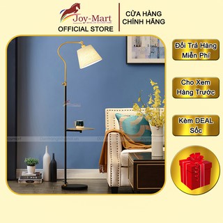 Đèn Cây Đứng ❤ JOYMART ❤ Đèn Sàn Phòng Khách Kèm Đế Bàn Trà Sang Trọng ML5118