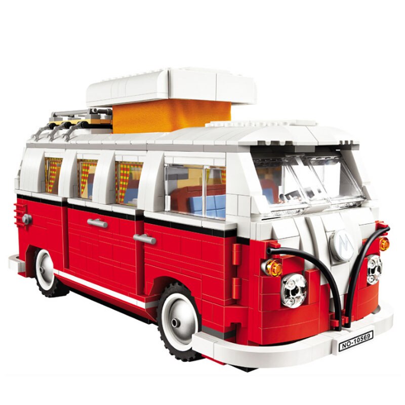 Đồ chơi Lắp ráp Mô hình  Xe 21001 99020 Volkswagens T1 Campers  21003 Beetles  21002 Cooper Toys 10220 10252 10242 10271