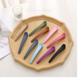 Combo 10 Kẹp Tóc Mái, Kẹp Tóc Trơn Màu Sắc Ngọt Ngào Hàn Quốc Xinh Xắn Cho Nữ