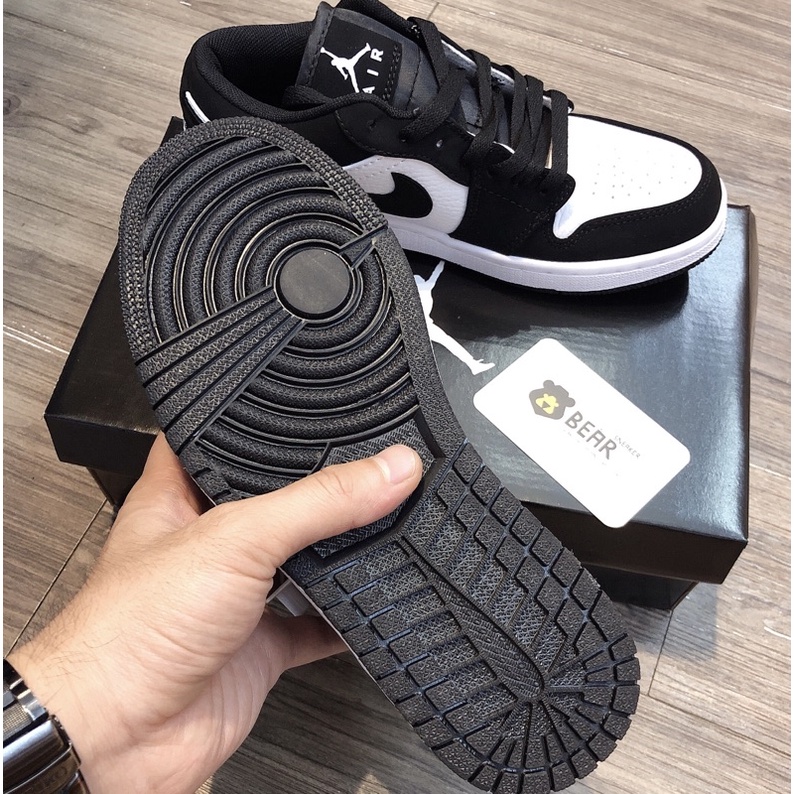 [Bear.sneaker] Giày Thể Thao JD1 Low Black And White Panda bản SC. | BigBuy360 - bigbuy360.vn