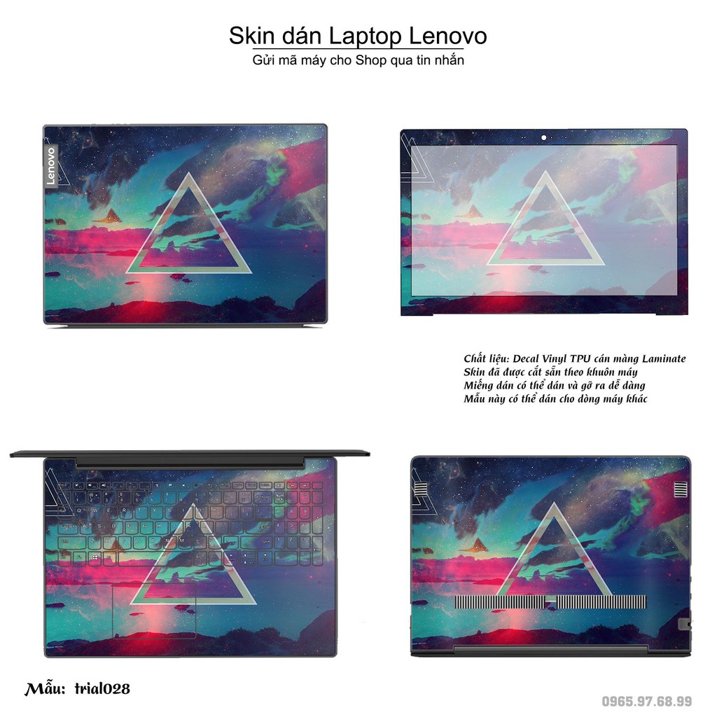 Skin dán Laptop Lenovo in hình Đa giác _nhiều mẫu 5 (inbox mã máy cho Shop)