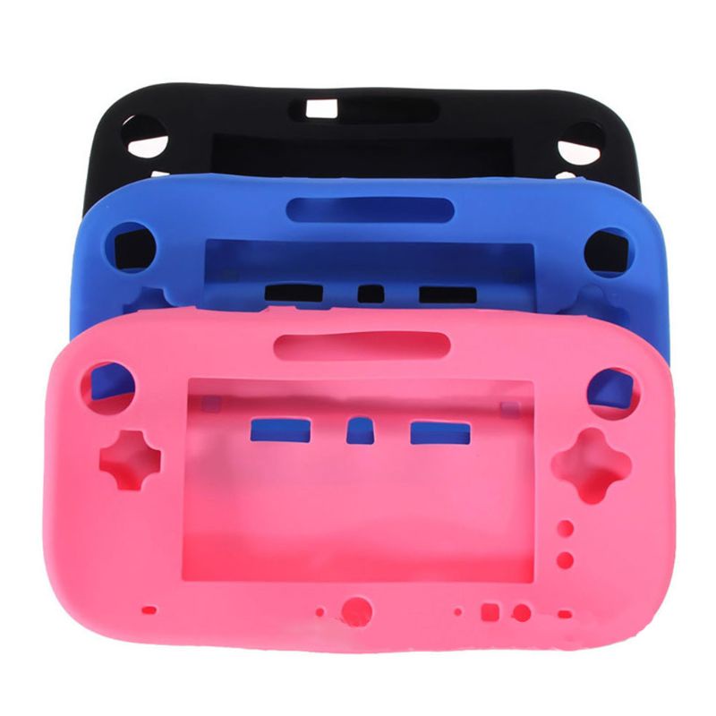 Vỏ silicon mềm bảo vệ chống bụi cho tay cầm chơi game Wii U