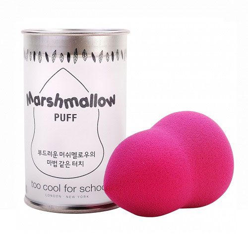 BÔNG MÚT HỒ LÔ TOO COOL FOR SCHOOL MARSHMALLOW PUFF- HỒNG