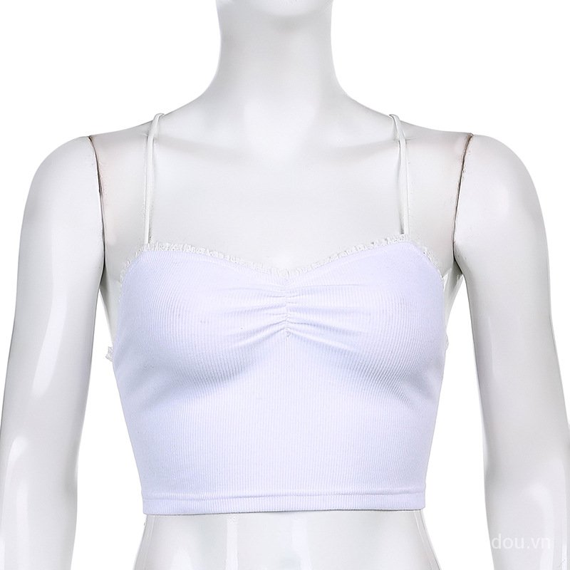 Áo Sát Nách Dây Mảnh Thiết Kế Hở Lưng Quyến Rũ