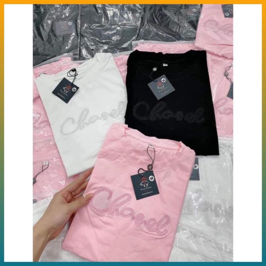 Áo Phông, Áo Thun Nữ Chữ Thiêu form Rộng Hàng Qc Cao Cấp 100% Cotton | BigBuy360 - bigbuy360.vn
