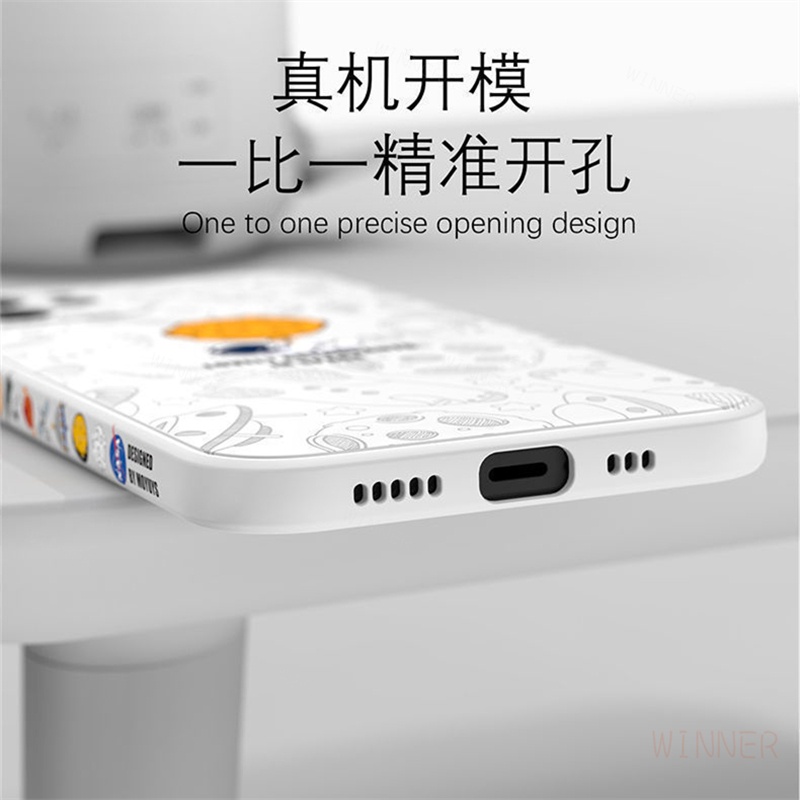 Ốp Lưng oppo Reno6Z Reno2F Reno2 Reno Reno3 A91 Reno5 Reno6 Ốp Điện Thoại Họa Tiết Phi Hành Gia Cho TKR