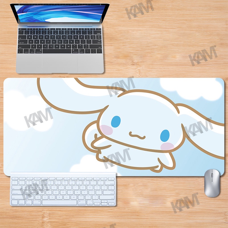 Tấm Lót Chuột Và Bàn Phím Cỡ Lớn 800Mm X 300Mm Chống Thấm Nước In Họa Tiết Hoạt Hình Sanrio Cinnamon Dễ Thương Trang Trí Phòng Làm Việc