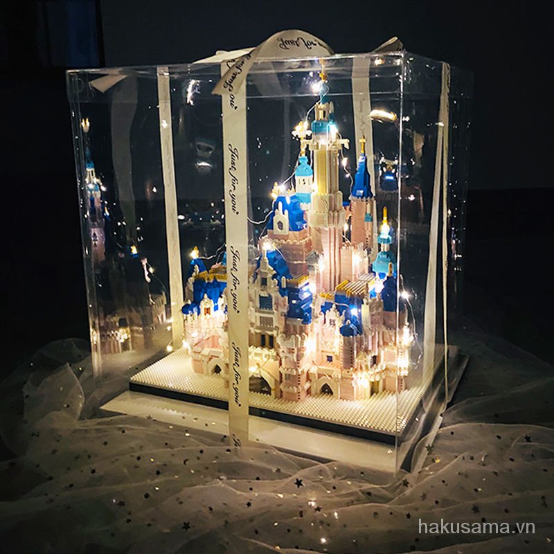 Mô hình lắp ráp lego hình lâu đài Disney