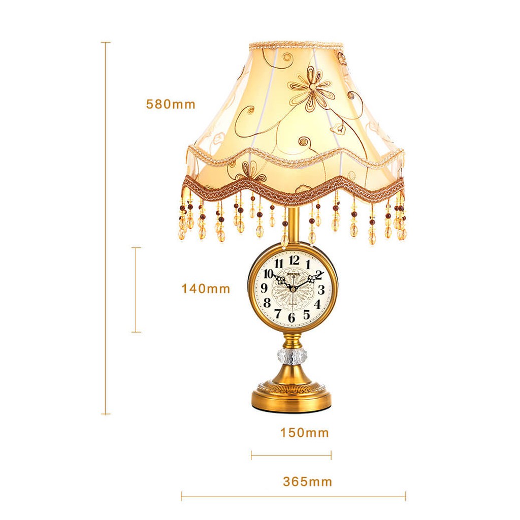 Đồng hồ để bàn kết hợp đèn ngủ chính hãng Border B1560
