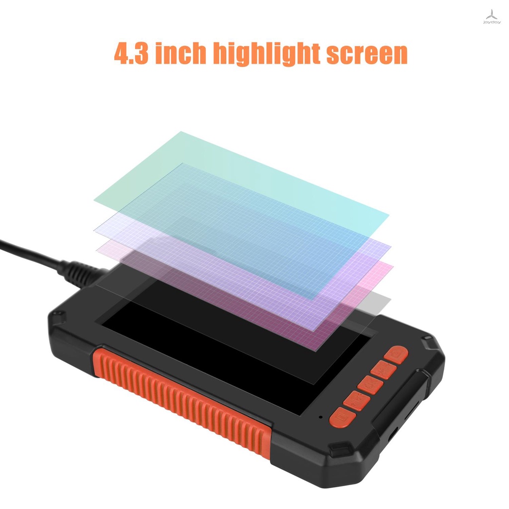 Camera nội soi cầm tay màn hình LCD 4.3 Inch 1080P IP67 với 8 bóng đèn LED 8mm