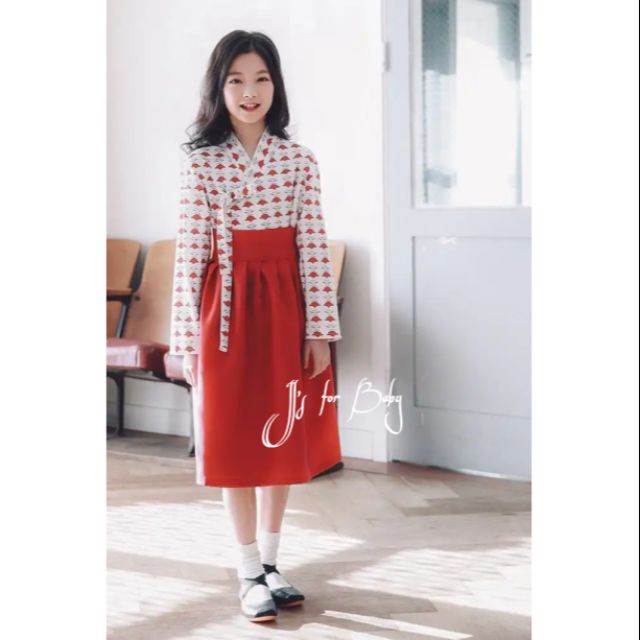 Set bộ Hanbok cách điệu cho bé gái- nhập Hàn