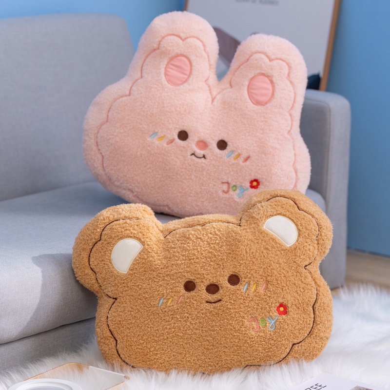 Gối Ôm Nhồi Bông Mềm Mại Hình Động Vật Dễ Thương Chất Lượng Cao