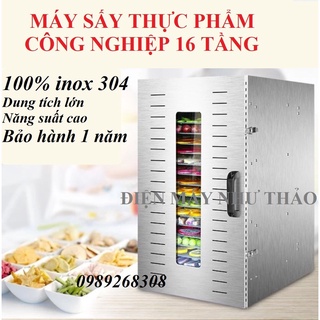Máy sấy thực phẩm 16 khay sấy 150l xy-16 1350w cao cấp - nhiệt đều khỏe điều khiển cảm ứng dễ sử dụng - bh 2 năm