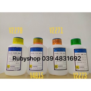 Nước xi vàng(4 loại: xi vàng hồng, xi vàng chanh, xi vàng cam, xi vàng 9999)