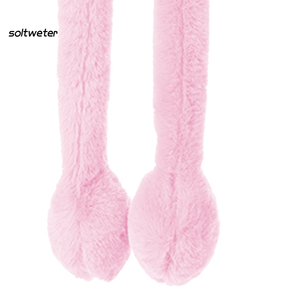 Chụp tai giữ ấm dày dặn thoáng khí hình tai thỏ dễ thương