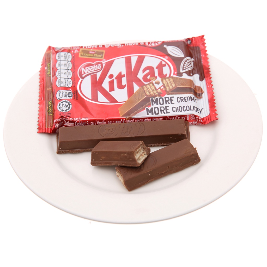 Bánh Nestle KitKat Socola sữa 4F 35g