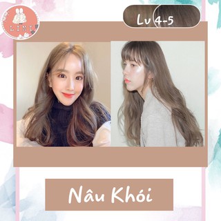 [ Không Tẩy ] HOT Thuốc Nhuộm Tóc Màu Nâu Khói Siêu Tây - ByLini
