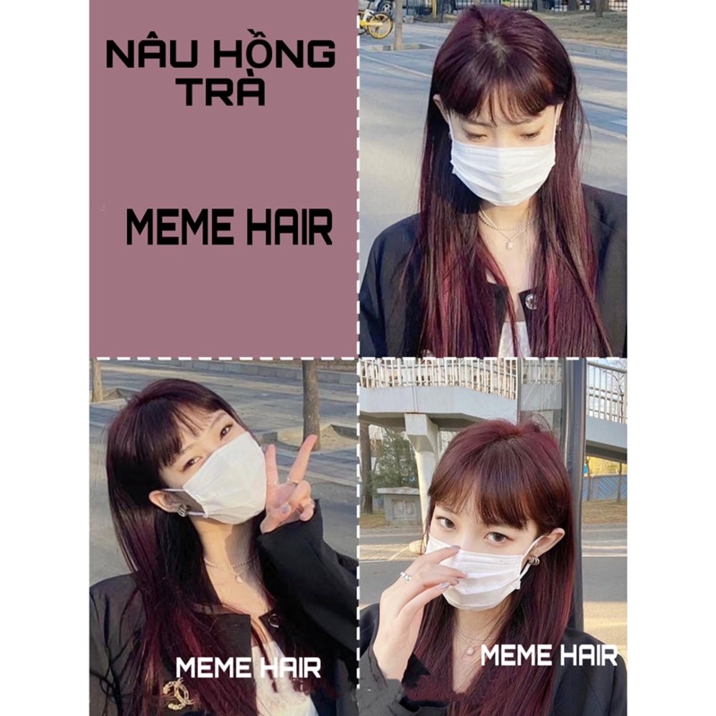 Combo màu nhuộm tone đỏ hot trend