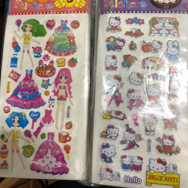 Stickers dành cho các Bé gái