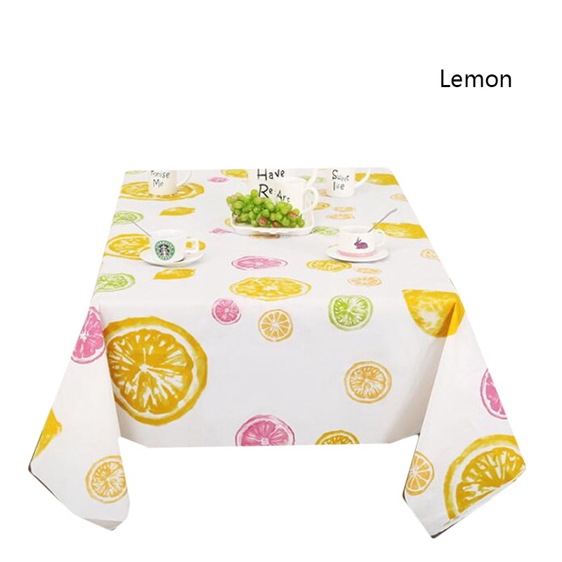 Khăn Trải Bàn Chống Thấm Nước / Dầu Họa Tiết Xinh Xắn