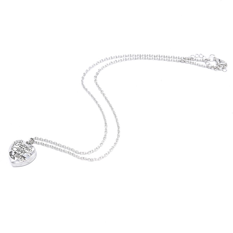 Vòng cổ Mặt Trái Tim Khắc Chữ Keepake