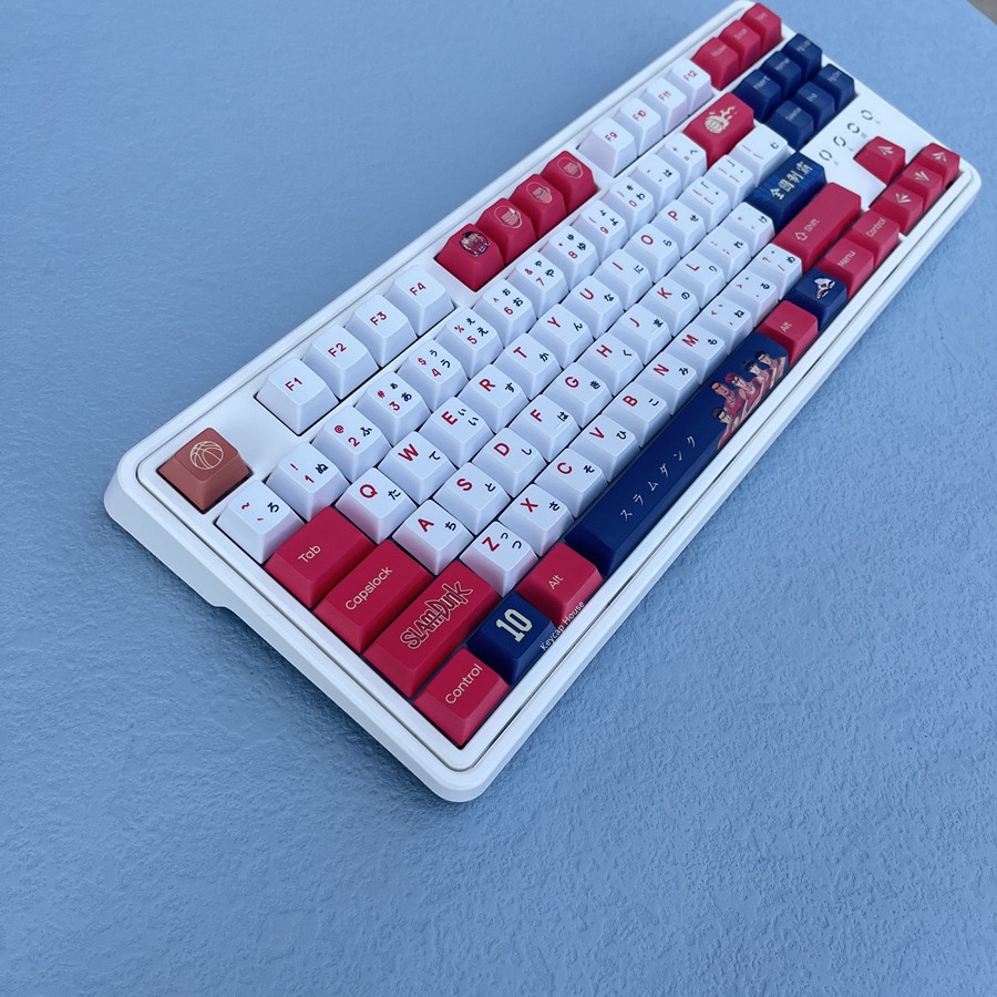 134 Phím SLAM DUNK Keycap Cherry Profile Sakuragi Hanamichi Anime PBT Dye Sub Bàn phím cơ học Keycaps