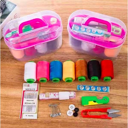 Bộ Kim Chỉ May Vá Đa Năng Kèm Hộp Đựng Gồm Nhiều Món - MTDDT