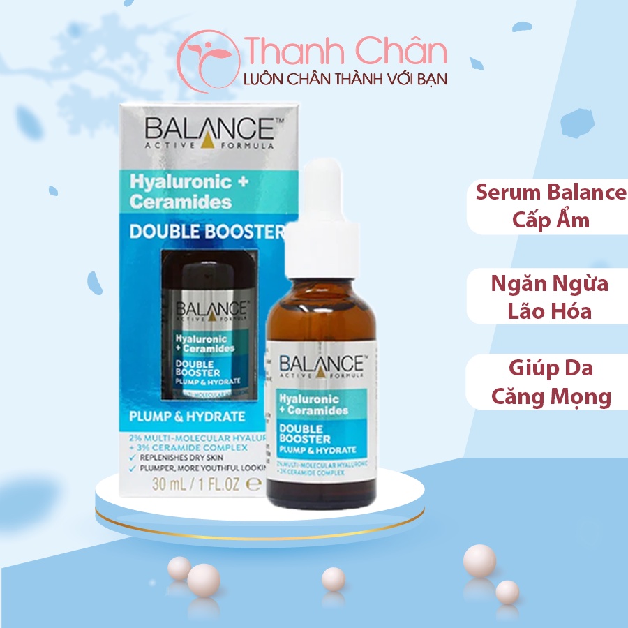 Tinh chất Balance Active Hyaluronic &amp; Ceramides Double Booster 30ml
