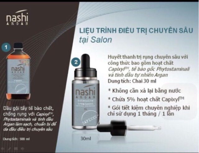 Serum chống rụng và kích thích mọc tóc Nashi Capixyl 5%