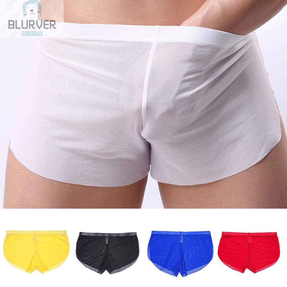 Quần lót đi ngủ lụa mềm thoáng khí gợi cảm dành cho nam 2019