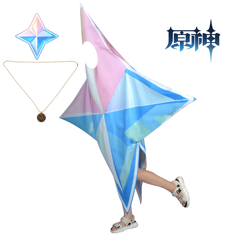 Trang phục hoá trang thành Primogem trong trò chơi Genshin Impact thích hợp cho tiệc Halloween và quà tặng cho Fan