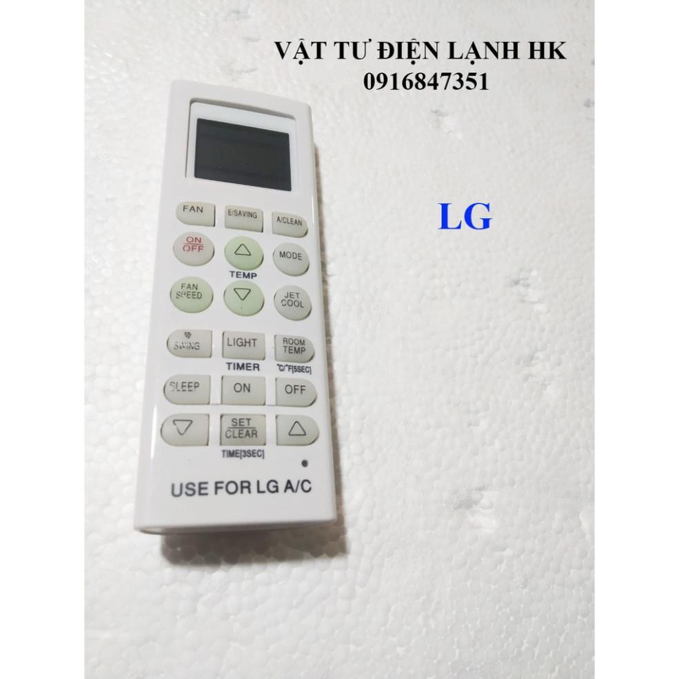 Điều khiển điều hòa các hãng mẫu như hình - Remote máy lạnh