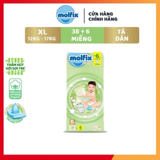 Tã dán molfix thiên nhiên jumbo xl - gói 38+6 miếng.shopmizu68
