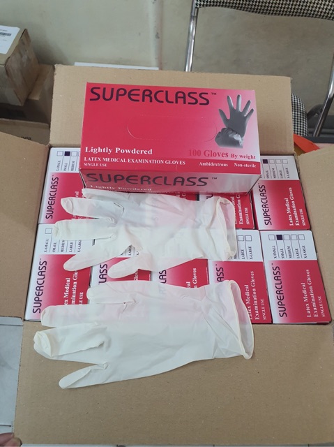 Freeship HN-COMBO 5 Hộp(250 đôi) -Găng Tay Găng Khám HM Gloves , Topcare, ... và một số hãng size SX,S,M,Lcó bột | BigBuy360 - bigbuy360.vn