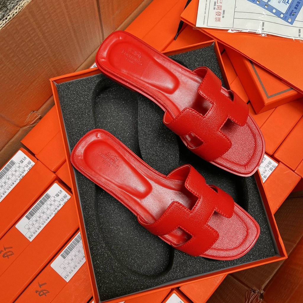 DÉP LÊ THỜI TRANG👡Dép HERMES Nữ full màu full size🍇🍇